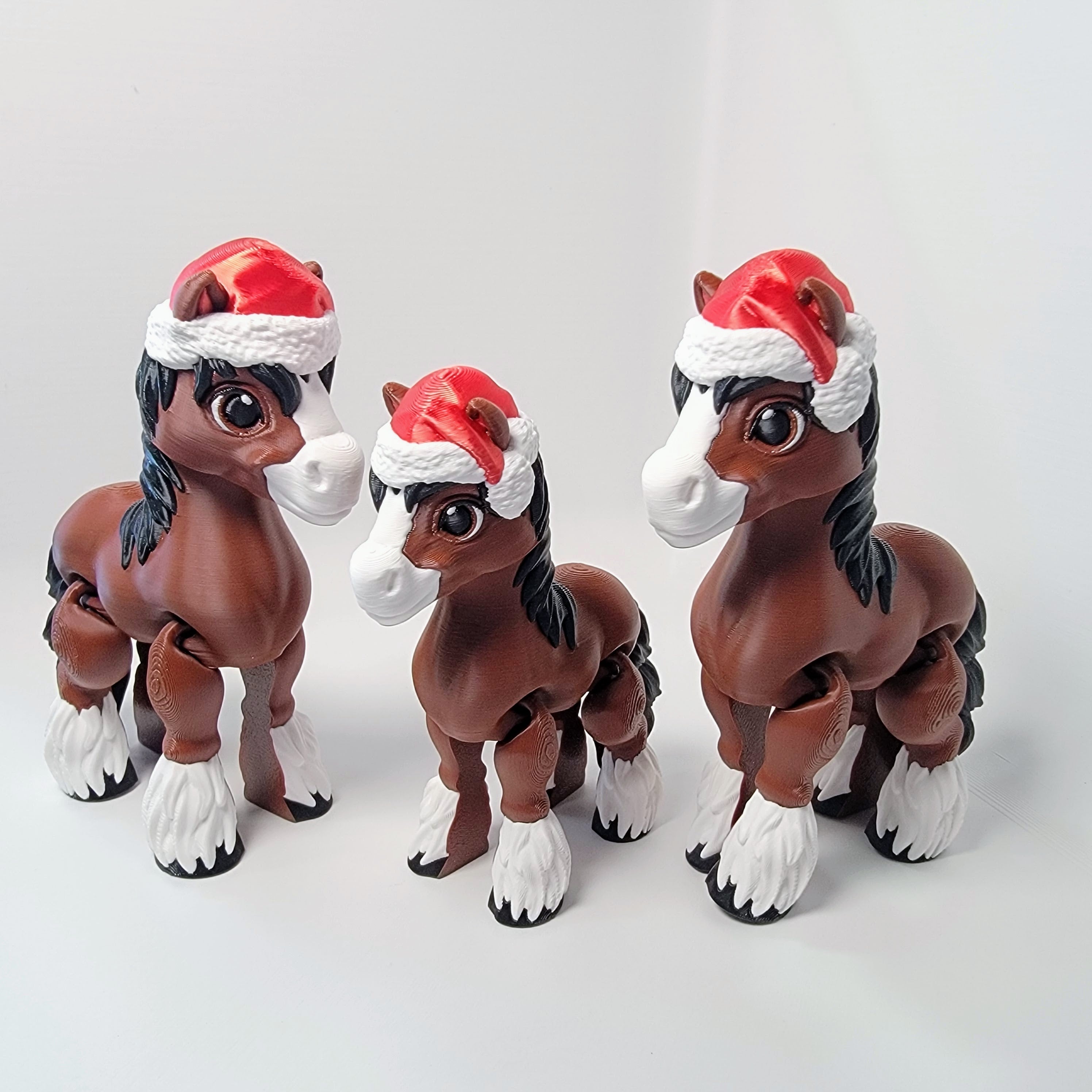 Christmas Clydesdales