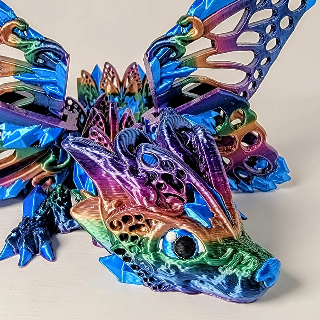 Baby Fae-Wolf Dragon (Twilight Rainbow)