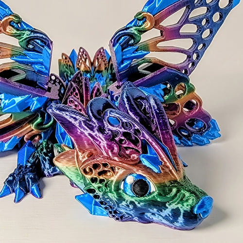 Baby Fae-Wolf Dragon (Twilight Rainbow)